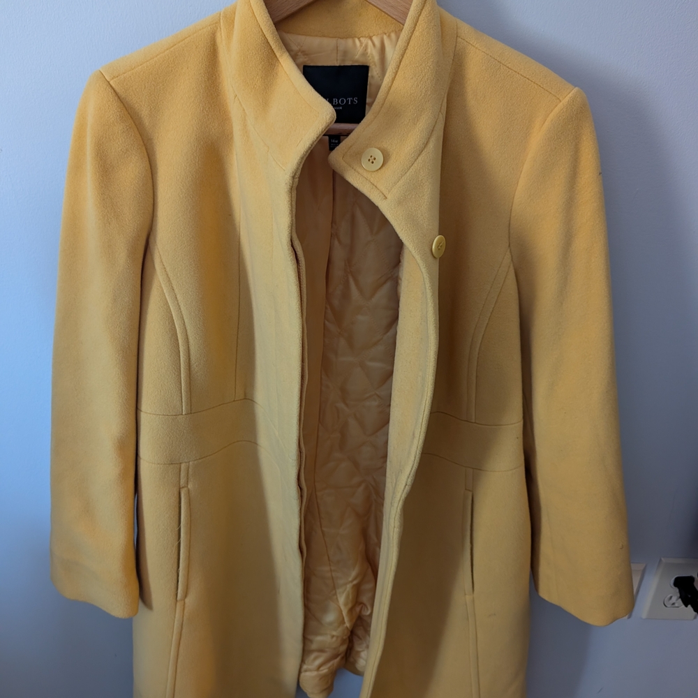 Roots Women's Yellow Trench Coat